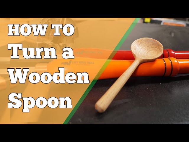 How to turn a spoon on a lathe